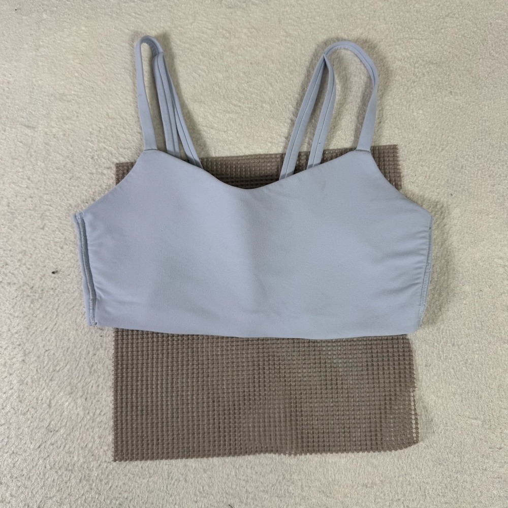 All in Motion Sports Bra Women Large Blue Good Strappy Back Activewear